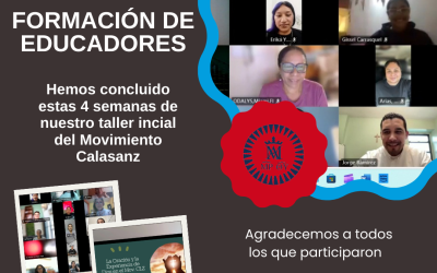 Concluye el Taller Inicial del Movimiento Calasanz en América