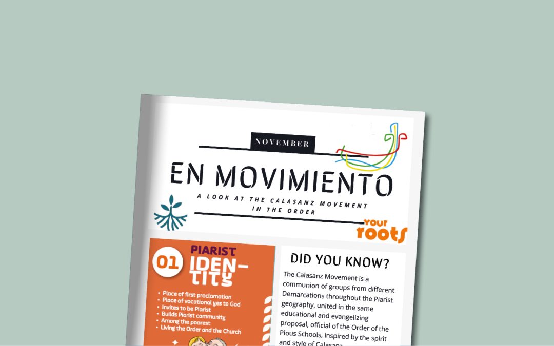 Nace «En Movimiento», la nueva newsletter del Movimiento Calasanz